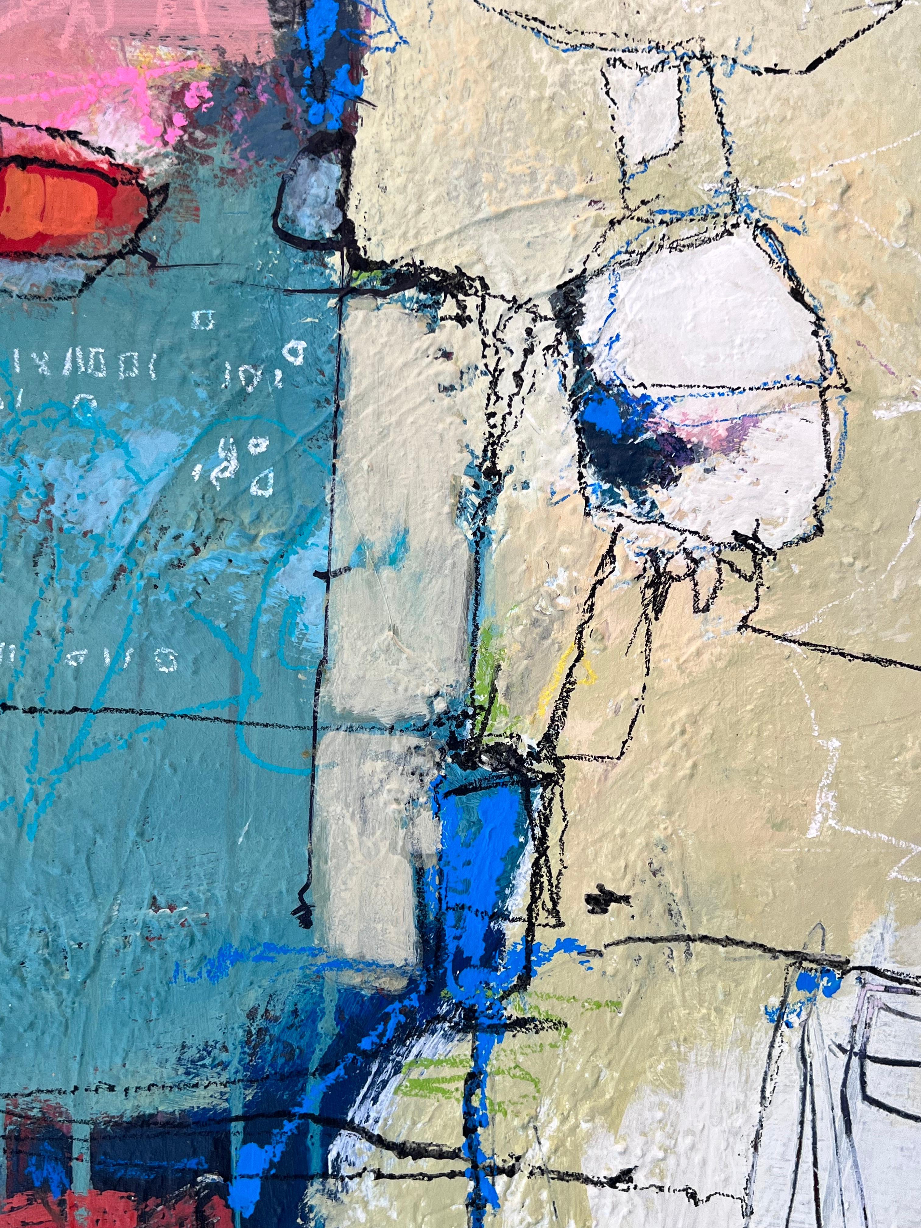 Whispers in the Wilderness – originales abstraktes, ausdrucksstarkes Gemälde – moderne Kunst (Abstrakt), Painting, von Lori Mirabelli 