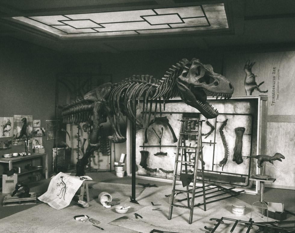 Lori Nix and Kathleen Gerber Black and White Photograph - T-Rex