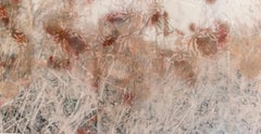 Stained Silk (Delusional Flowers) : Floral Abstract Photograph on Handmade Paper