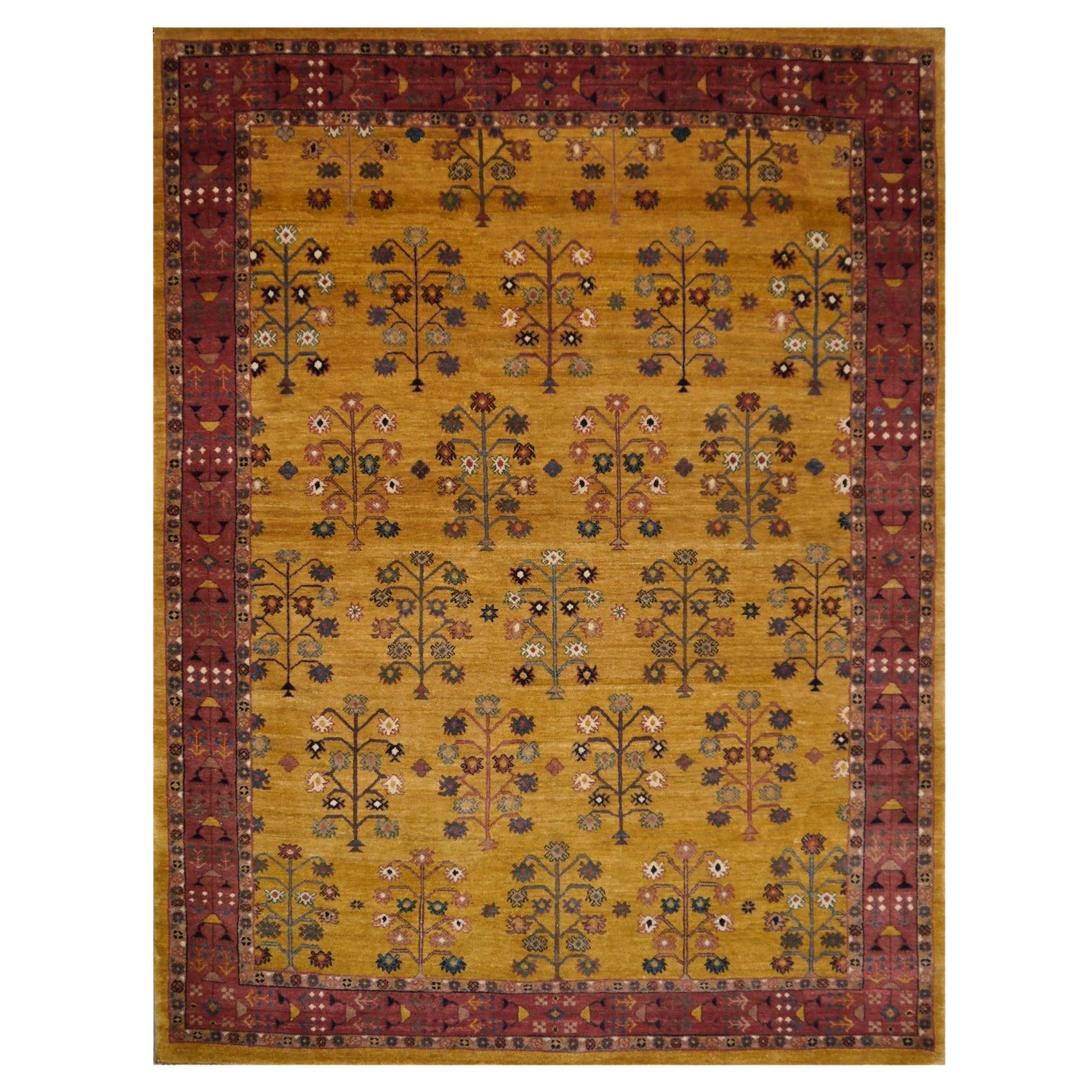 Loribaft Persian Rug hand-knotted extra fine 7 x 5 ft Djoharian Collection