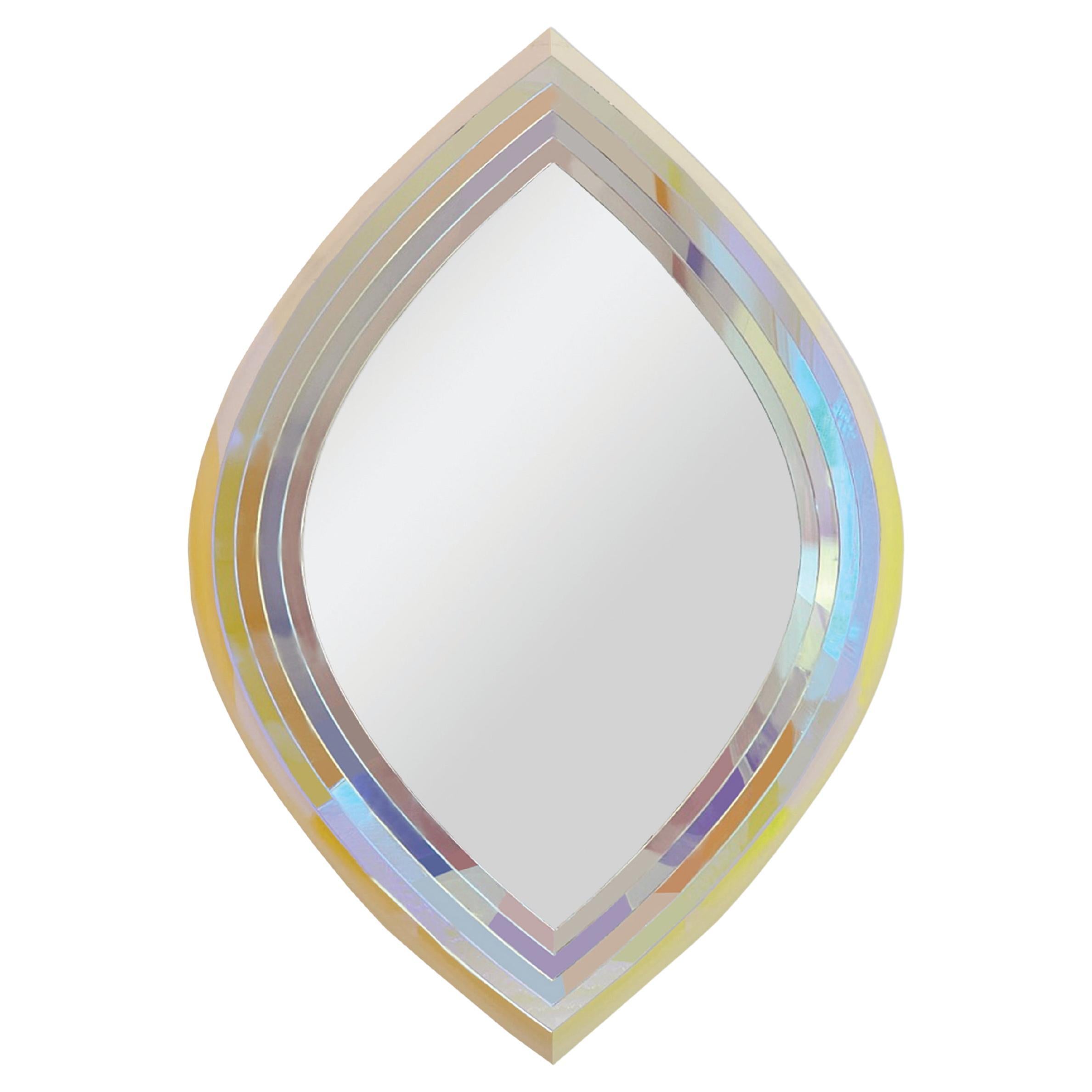 L'Origine du Monde Grand miroir d'art mural contemporain multicolore en vente