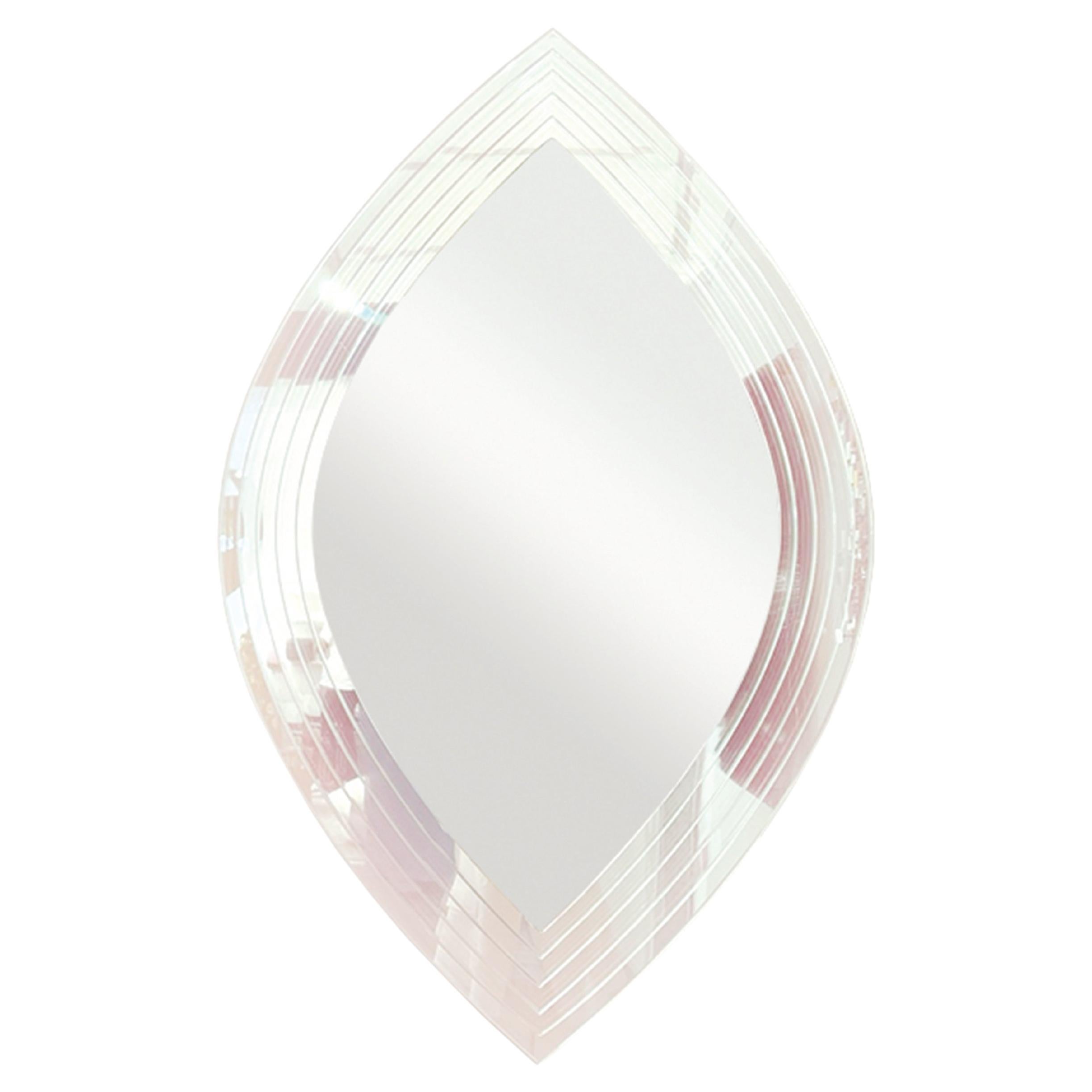L'Origine du Monde Medium Powder Pink Miroir d'art mural contemporain