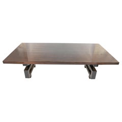Lorin Marsh Design Large Dynasty Dining / Conference Table, Macassar