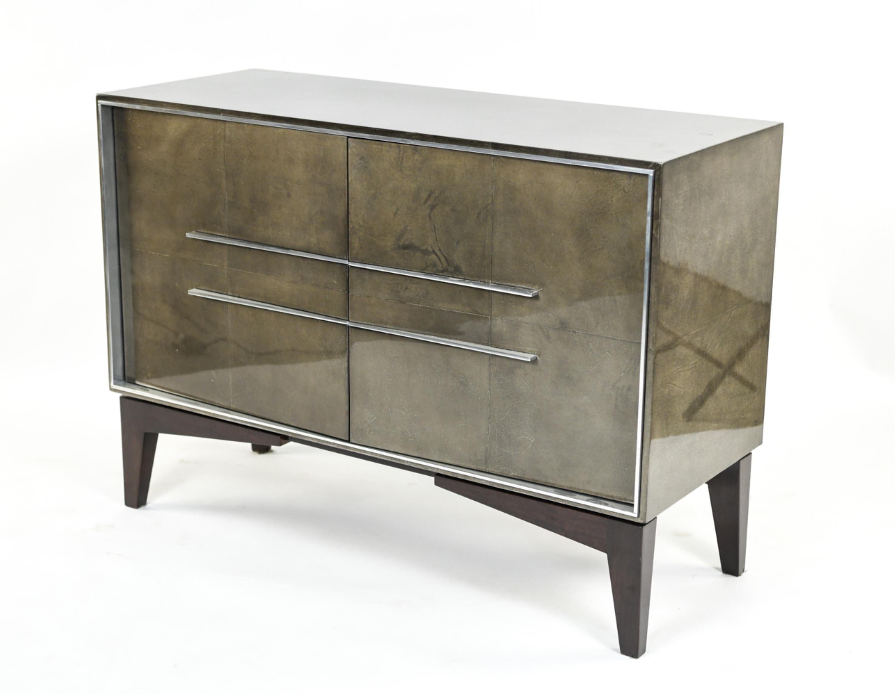 Lorin Marsh Designs Tuxedo Two-Door Commode, Chest, Cabinet or Nightstand 8