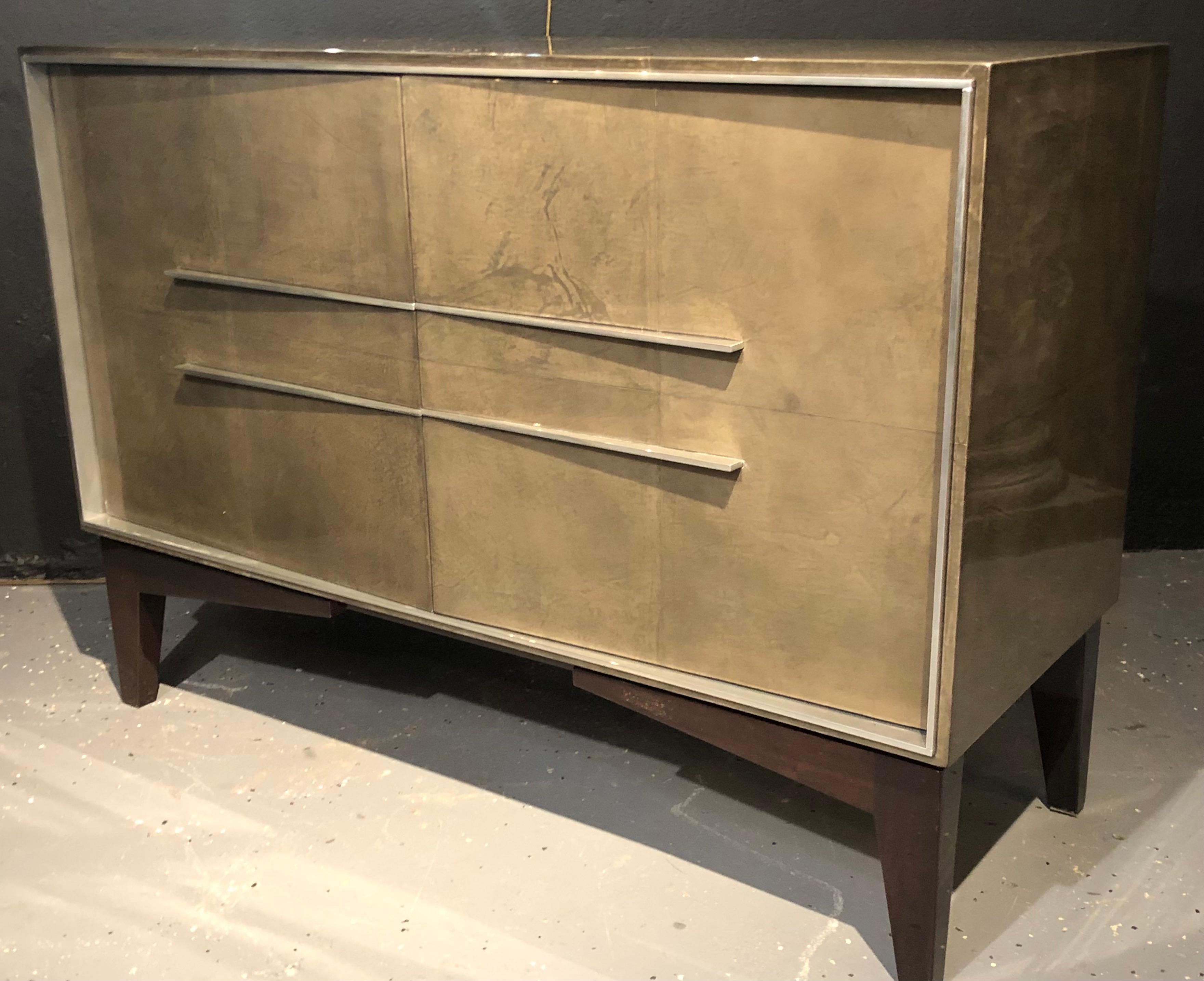 Lorin Marsh Designs Tuxedo Two-Door Commode, Chest, Cabinet or Nightstand 9