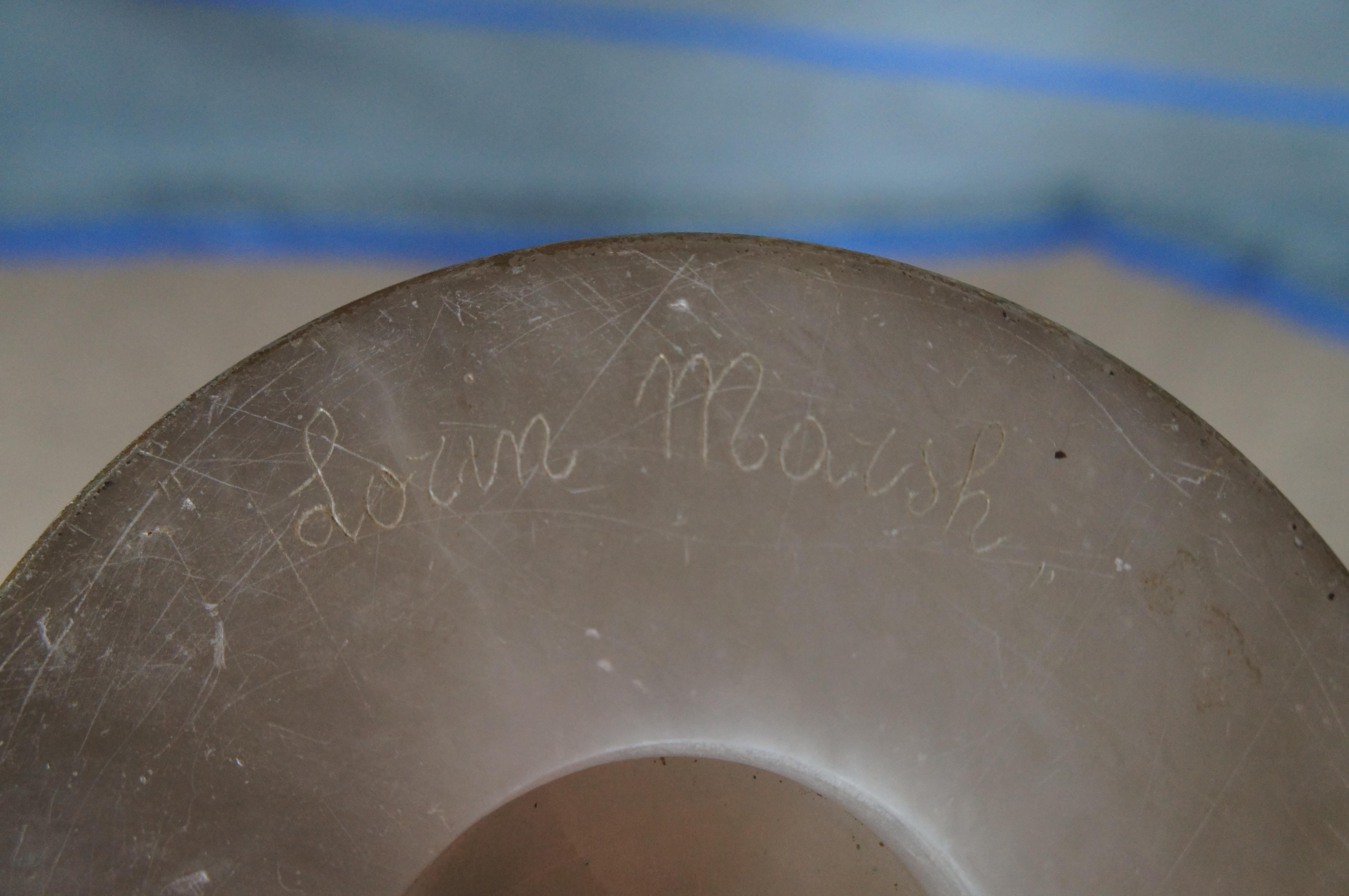 Vase urne trophée Lorin Marsh et cristal taillé 24 carats peint en or 22 po en vente 6