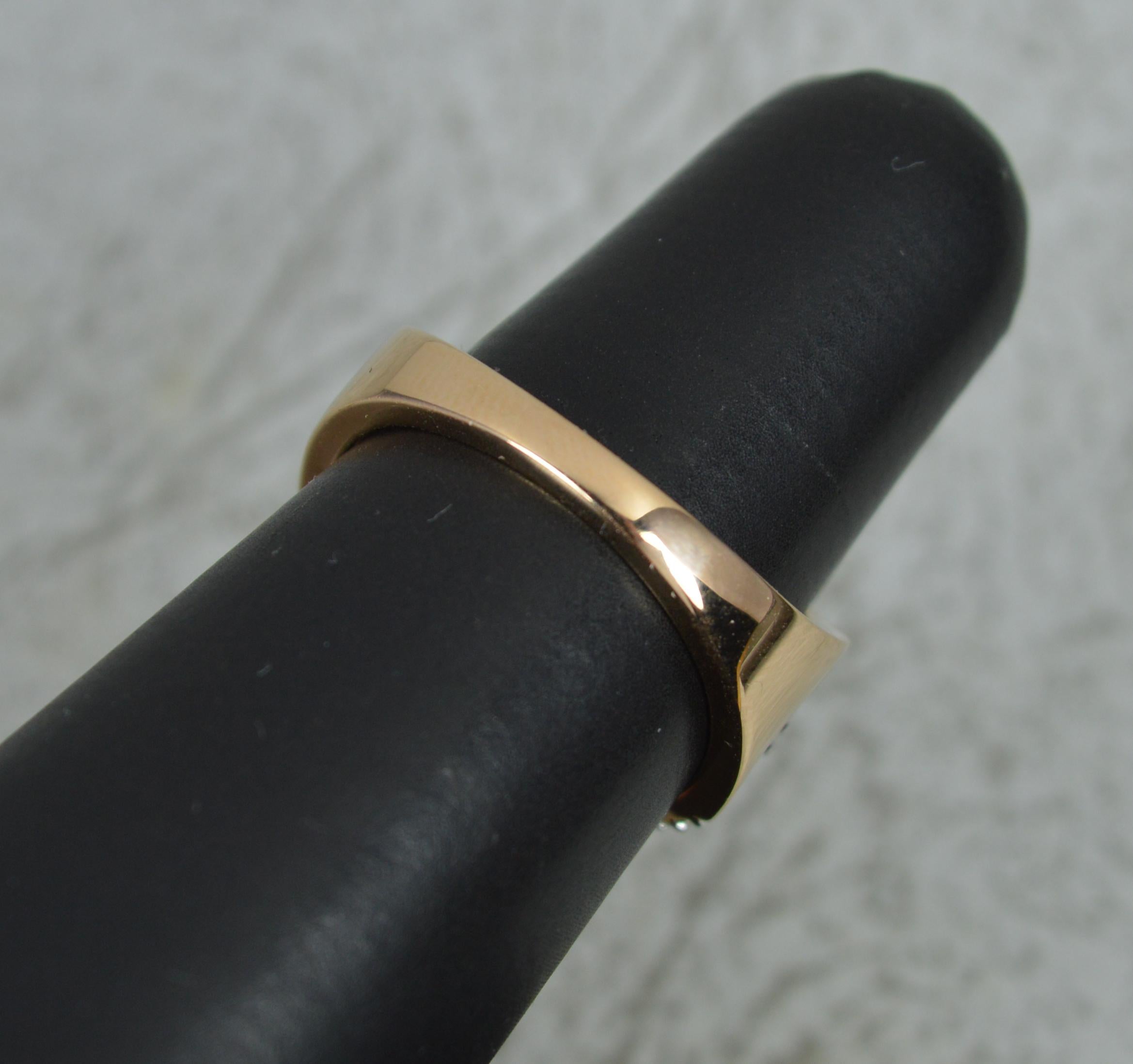 18 Karat Gold und 1,00 Karat Diamantring von Lorique, limitierte Auflage 5 im Angebot 3