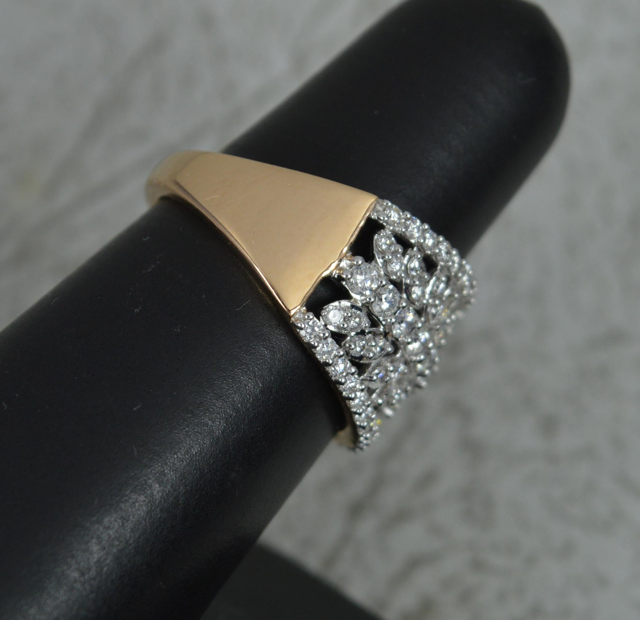 18 Karat Gold und 1,00 Karat Diamantring von Lorique, limitierte Auflage 5 im Angebot 4