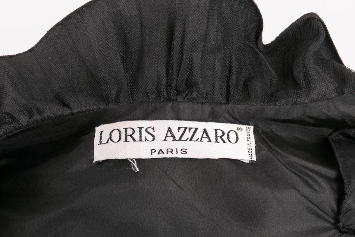 Loris Azzaro - Robe bustier asymétrique et son boléro en vente 8