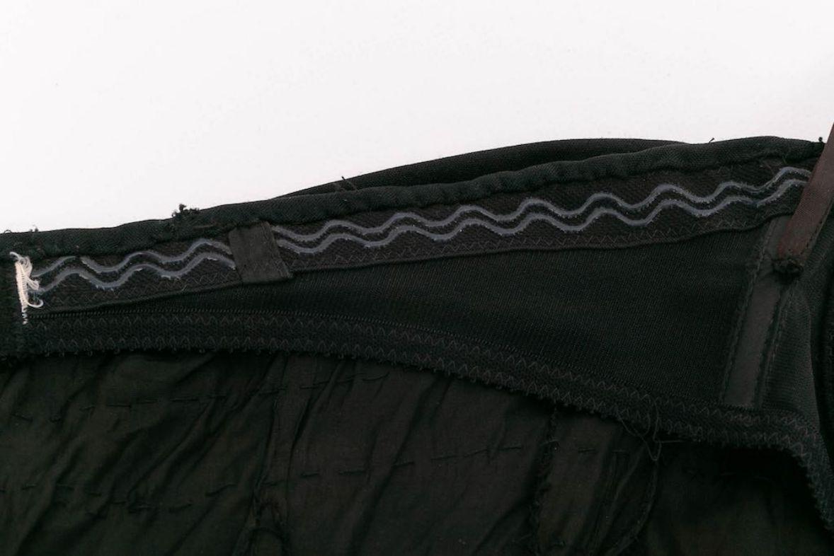 Loris Azzaro - Robe longue en jersey de soie, taille 36FR en vente 4