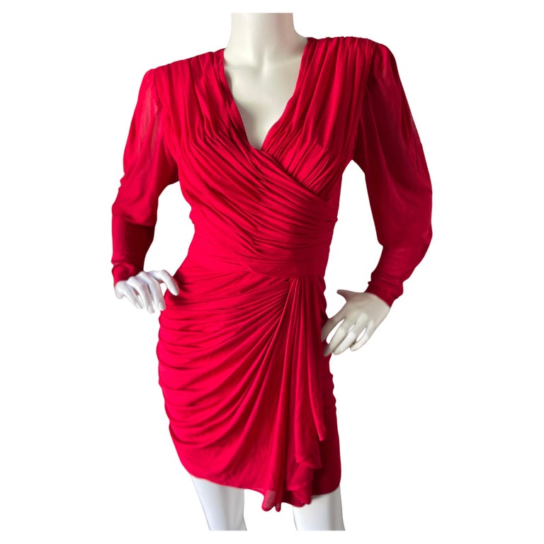 Robe Longue LORIS AZZARO Haute Couture Vintage 1970/1980 – Noir | Taille 36