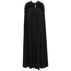Vintage Loris Azzaro Dramatic Hooded Maxi Cape