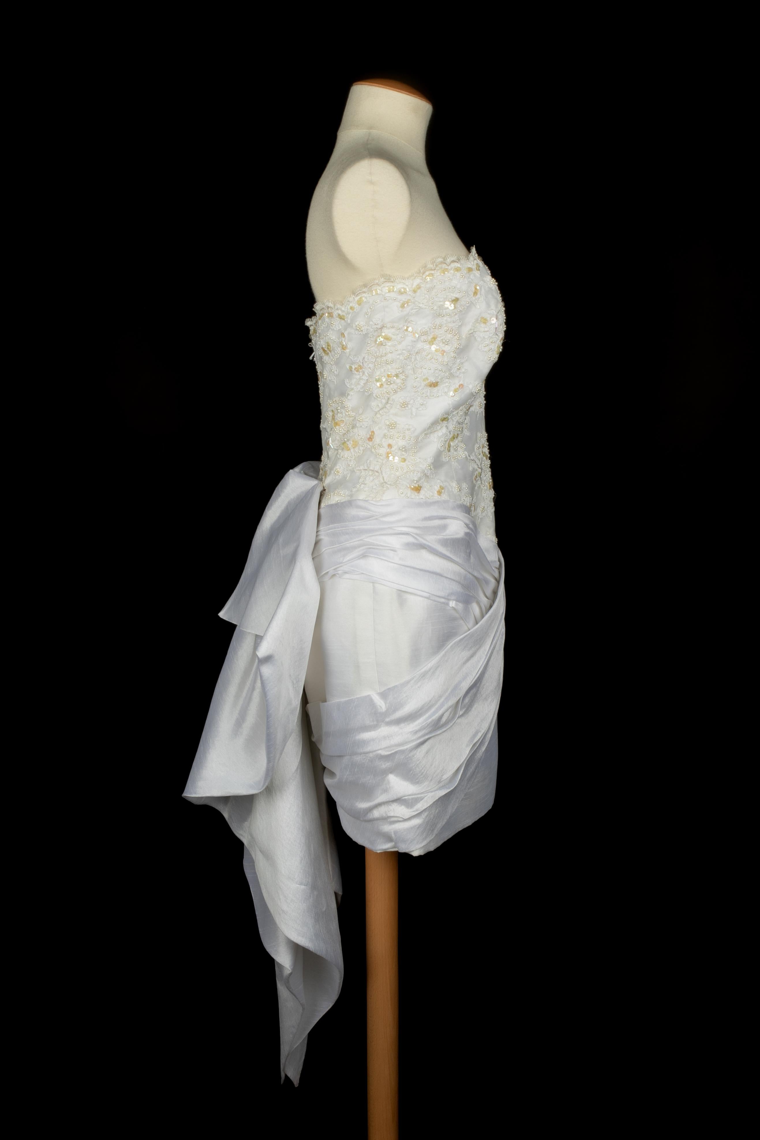 Gris Robe Loris Azzaro en vente