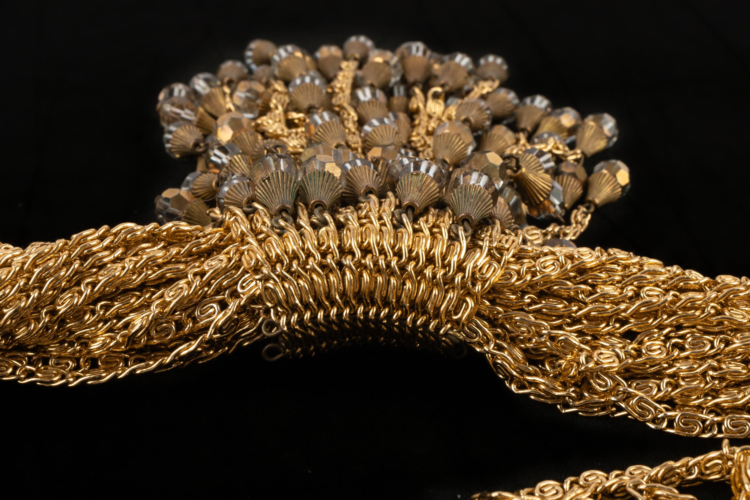 Collar de oro Loris Azzaro en venta 3