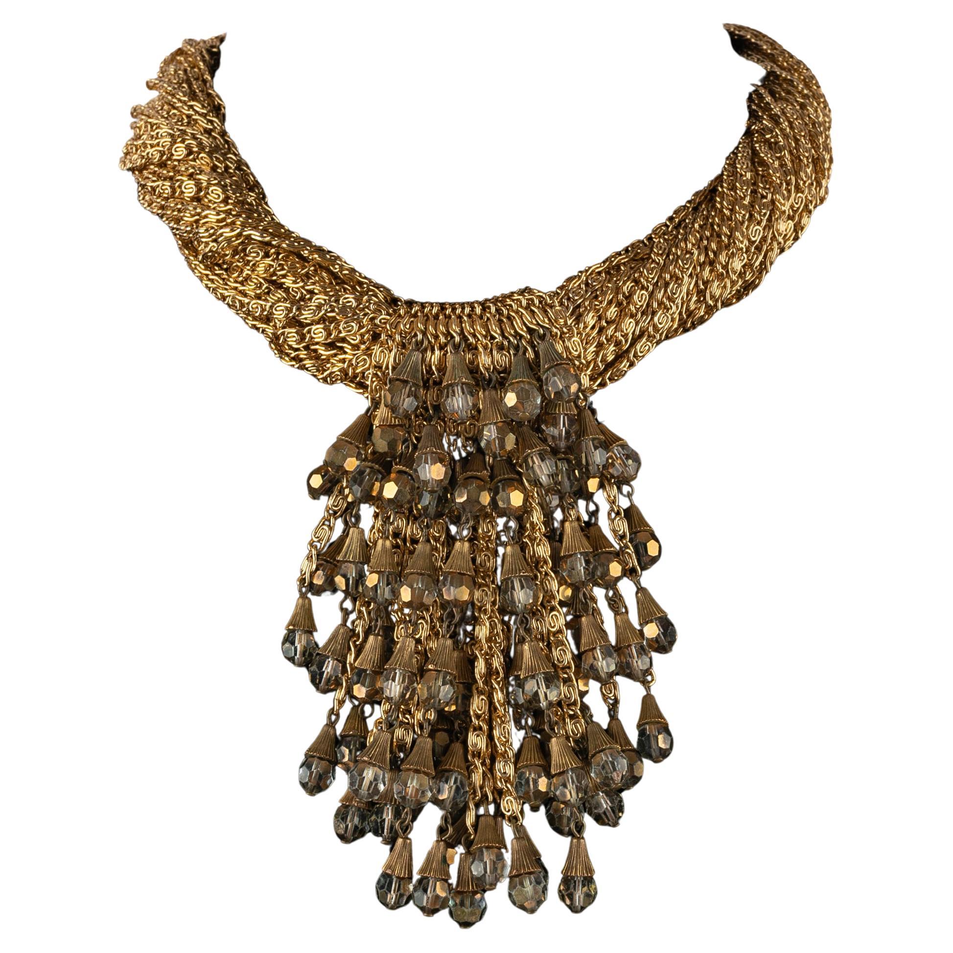 Collar de oro Loris Azzaro en venta