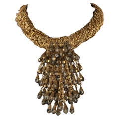 Loris Azzaro golden necklace