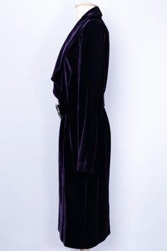 Loris Azzaro Purple Velvet Dress Collection, 2005