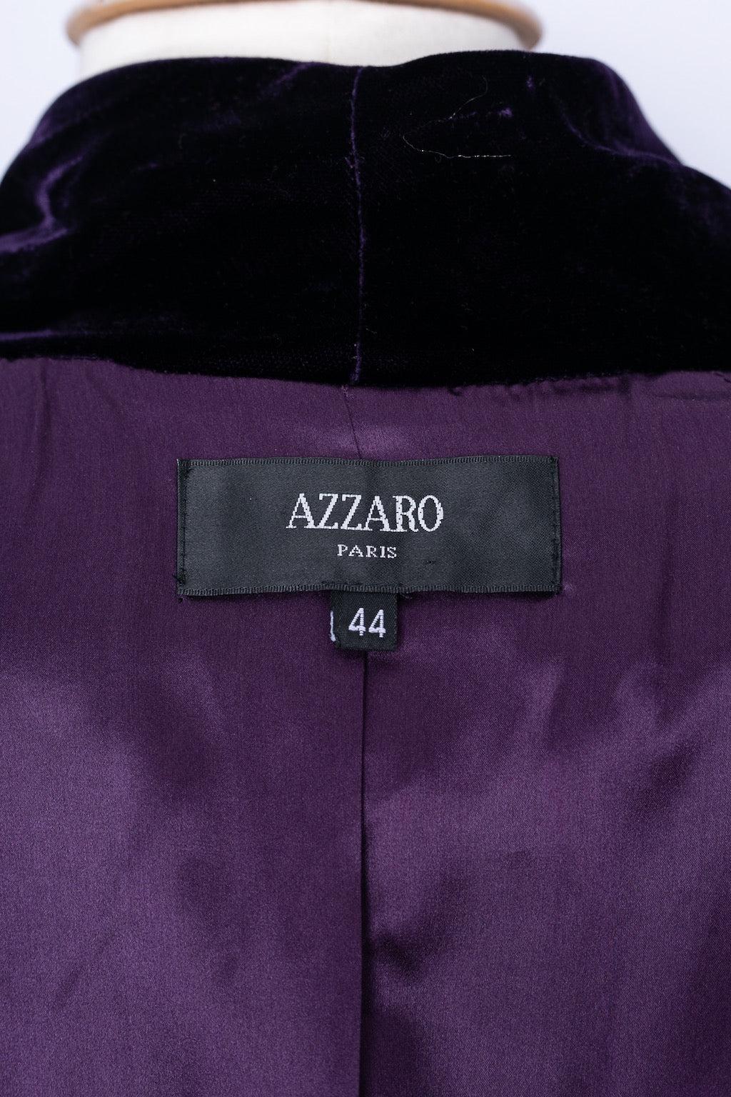 Loris Azzaro Purple Velvet Dress Collection, 2005 For Sale 4