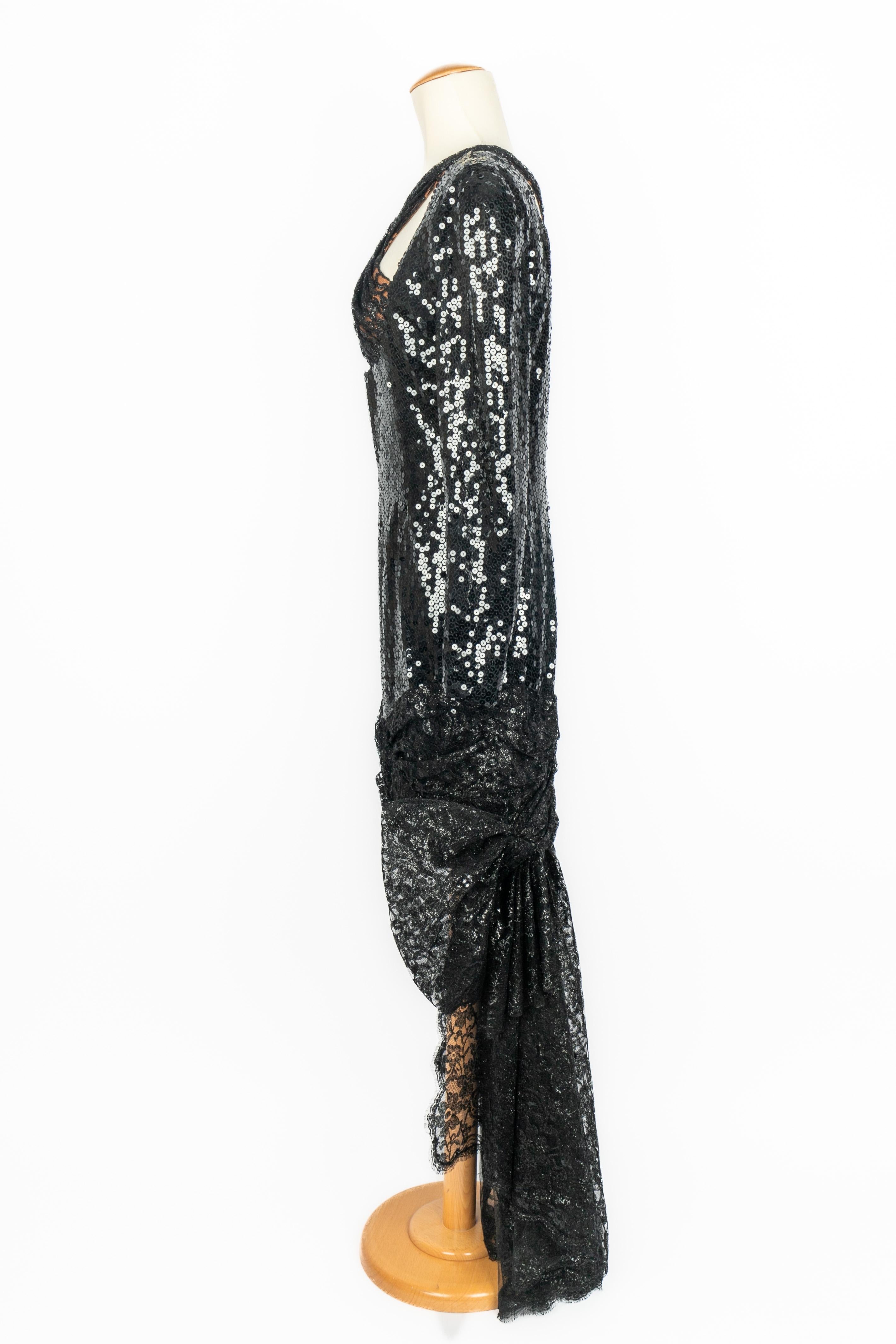 Loris Azzaro sequined dress For Sale 5