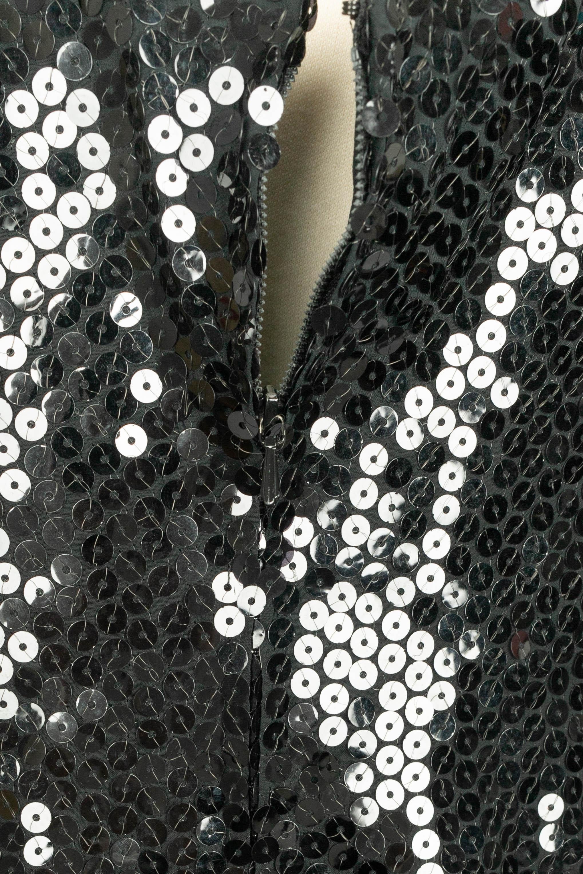 Loris Azzaro sequined dress For Sale 3