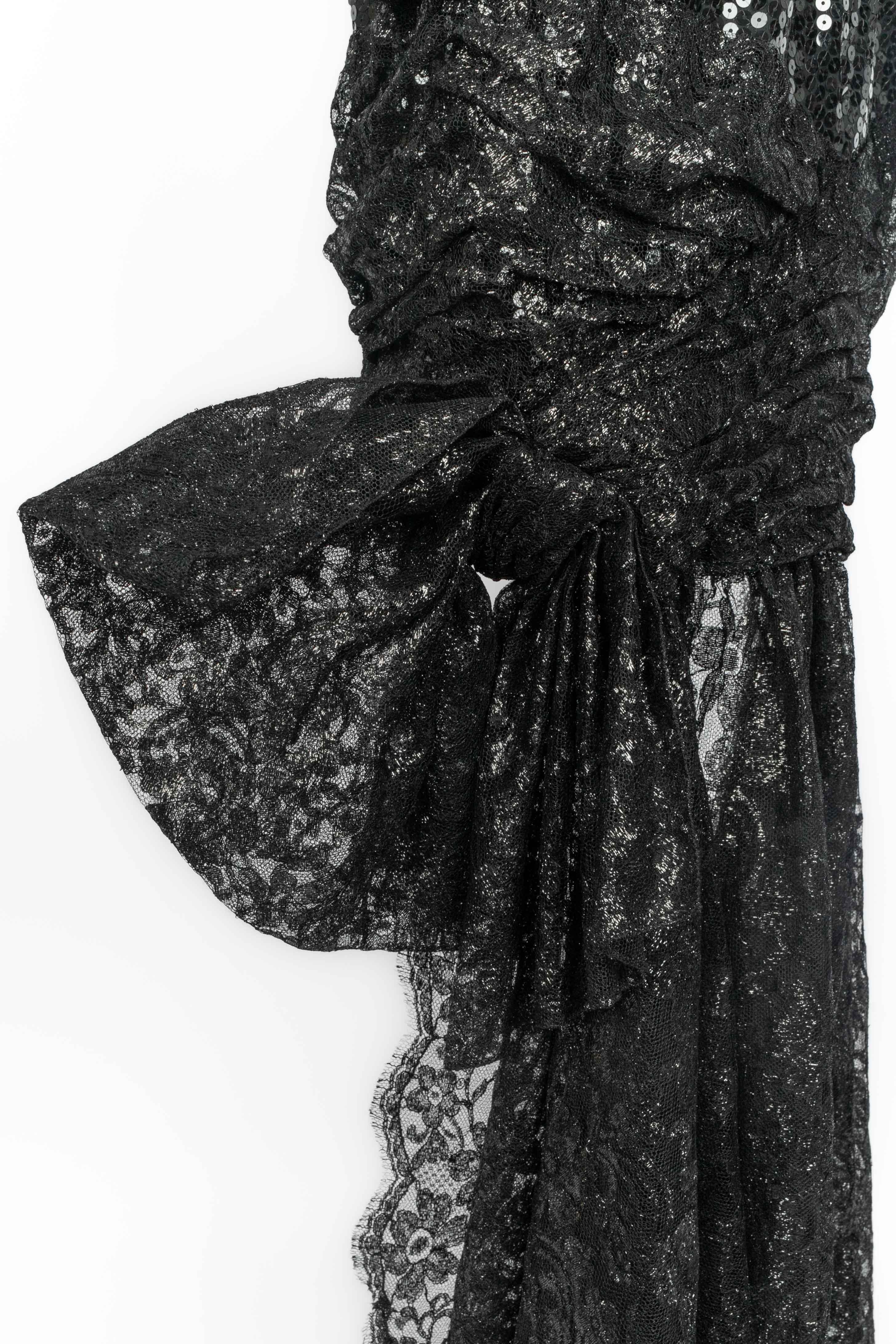 Loris Azzaro sequined dress For Sale 4