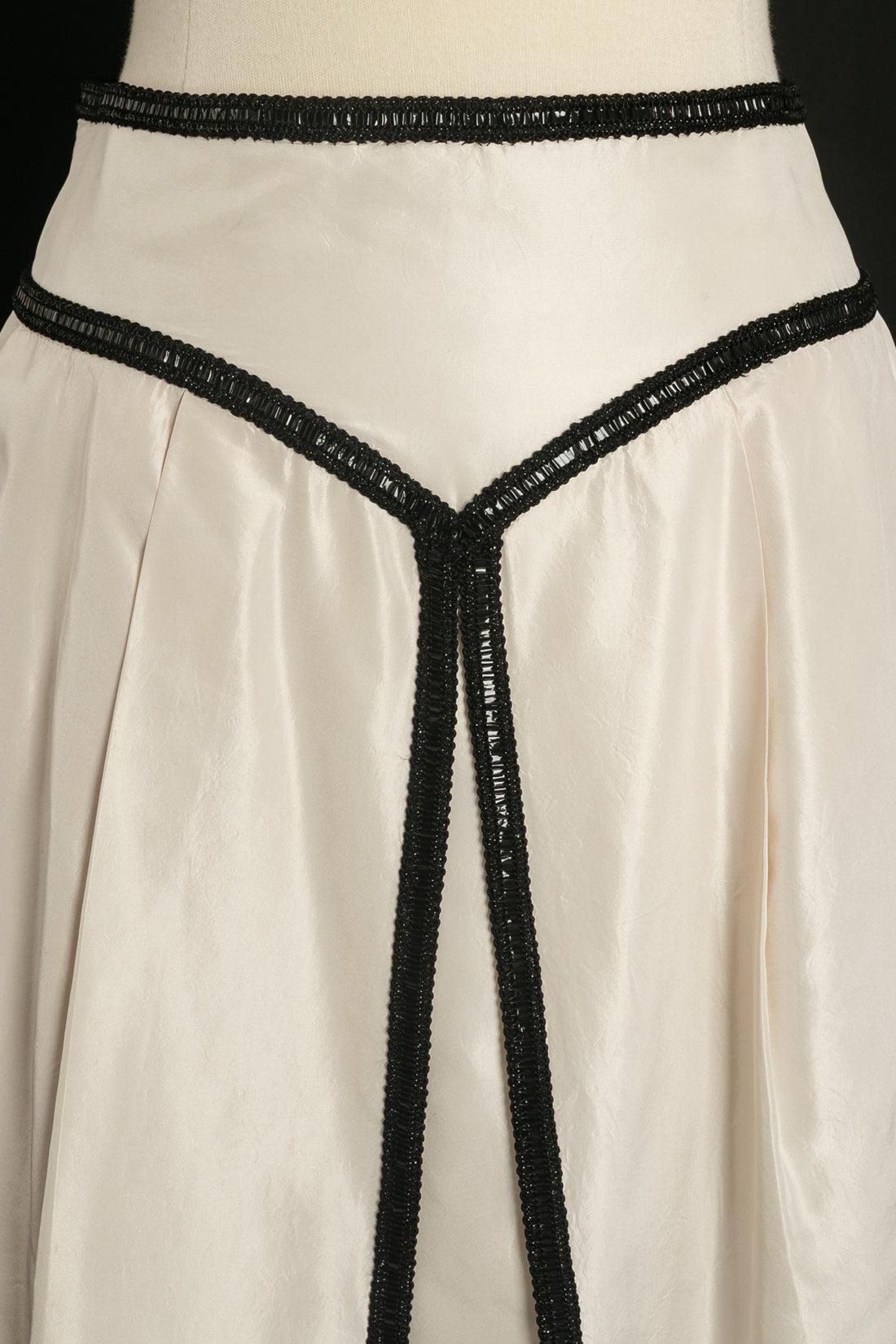 Loris Azzaro Taffeta Bustier and Skirt Set For Sale 10