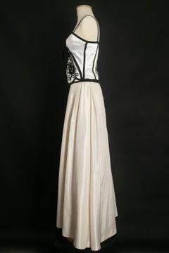 Loris Azzaro Taffeta Bustier and Skirt Set