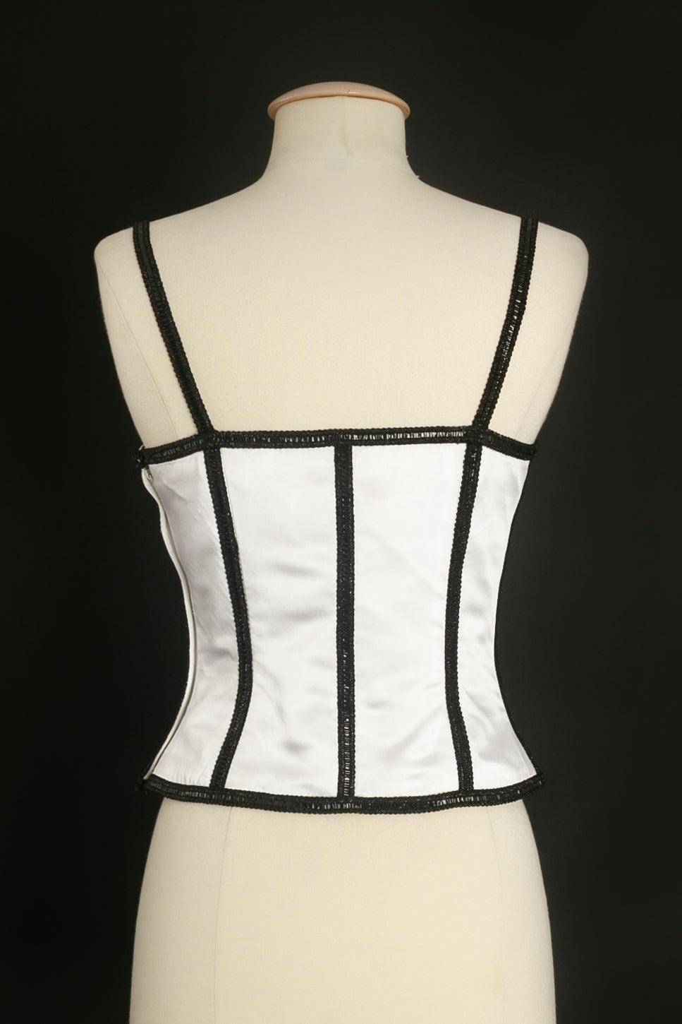 Loris Azzaro Taffeta Bustier and Skirt Set For Sale 2