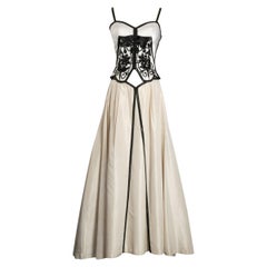 Loris Azzaro Set bustier e gonna in taffetà