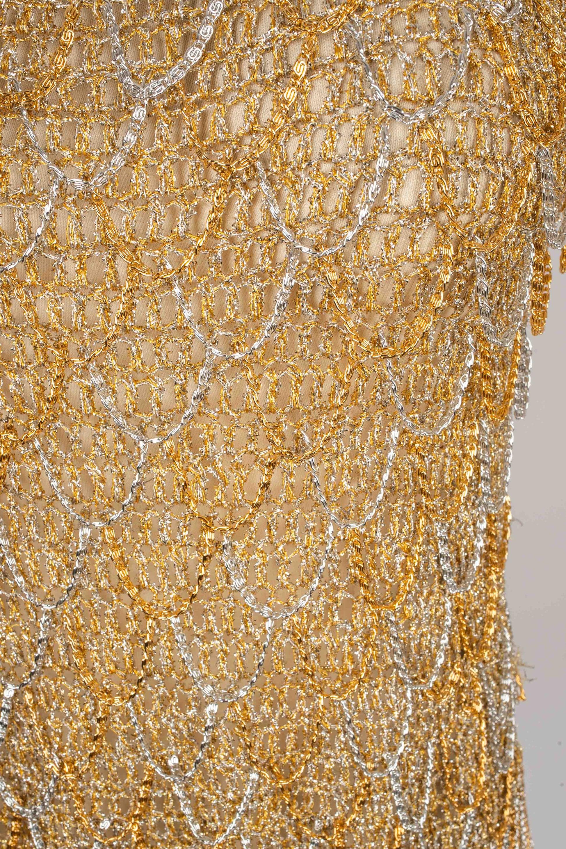 Loris Azzaro Top Ornamented with Chains, 1970s 2