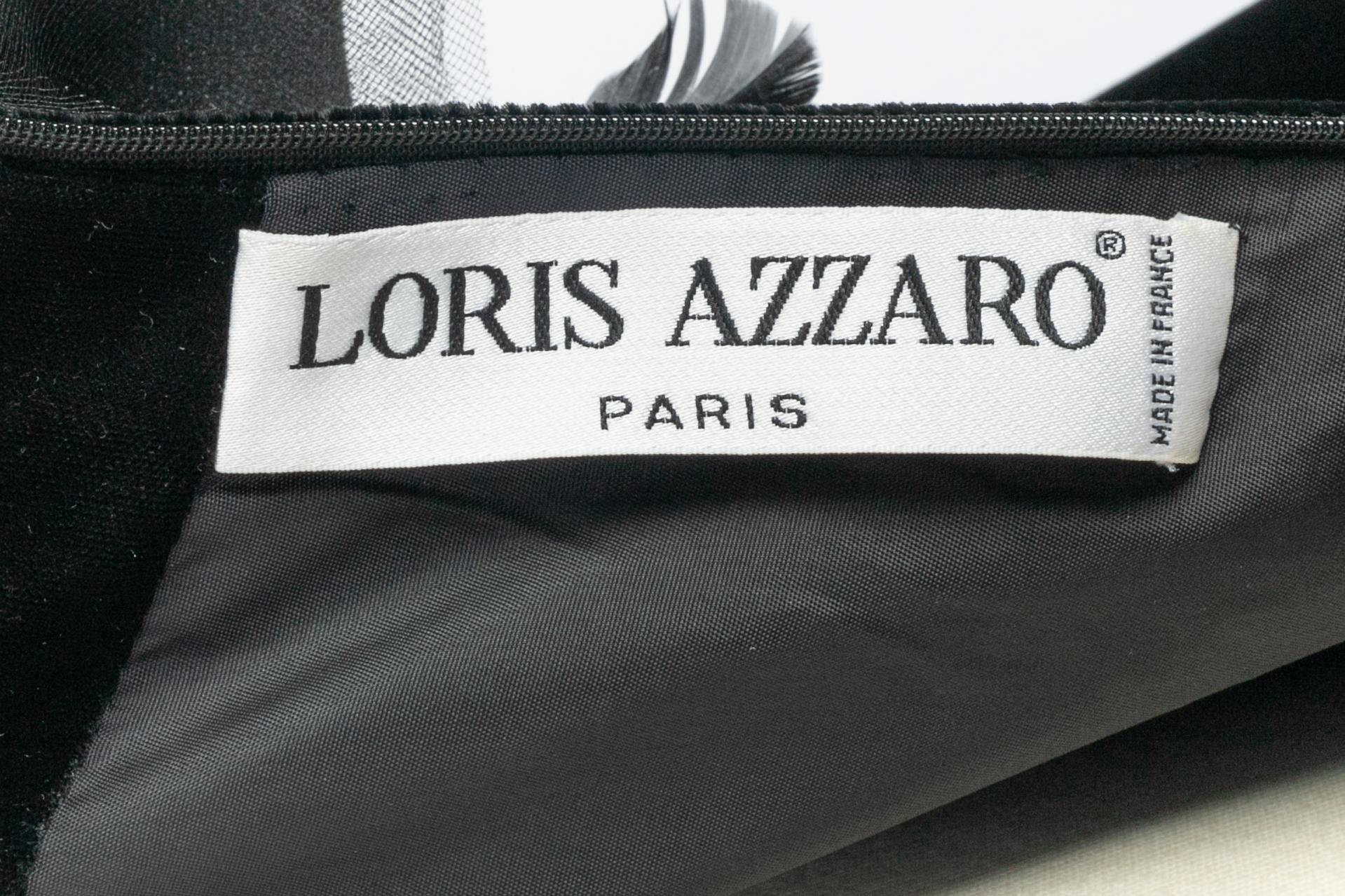 Abito in velluto di Loris Azzaro in vendita 6