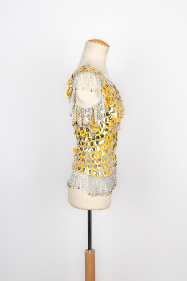 Women's Loris Azzaro Yellow Top, 1970s For Sale