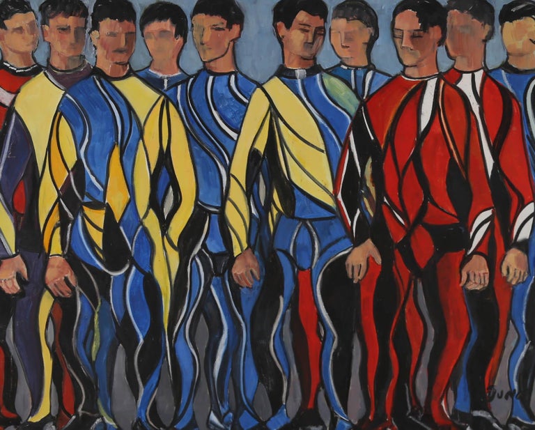 Lorna Dunn Lorna Dunn (19202016) Contemporary Oil, The Football