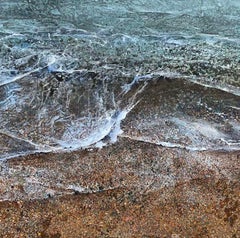 Backwash - contemporary seascape waves coastal acrylic painting