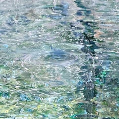 Dappled Ripples - Seascape, Acrylic, Coastal, Beach, Painting, Contemporary