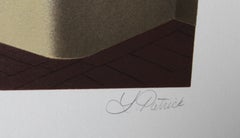 Desert View, American Realist Screenprint by Lorna Patrick