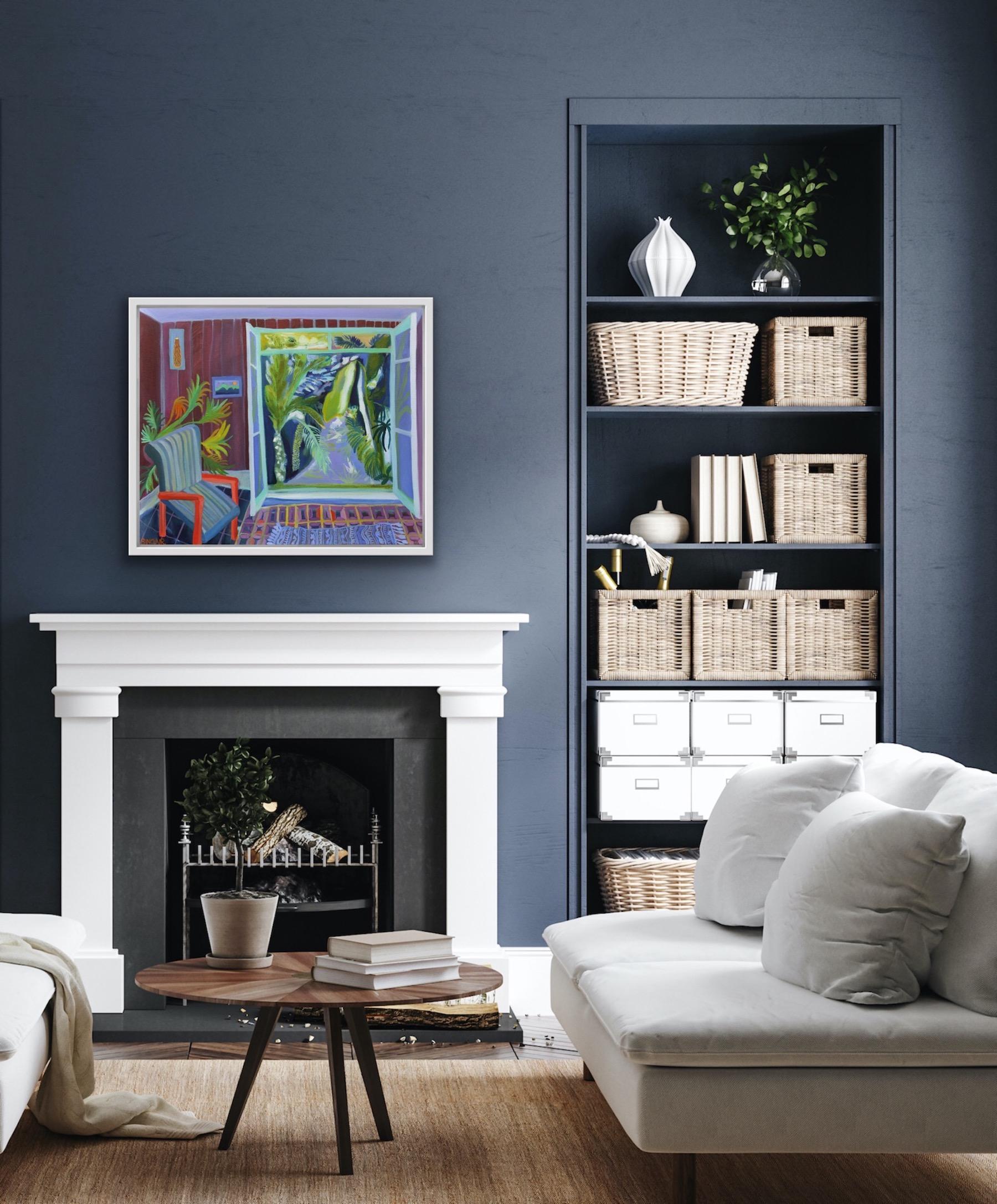 „Home at the Botanics“, Gemälde von Lorna Sinclair, 2022 1