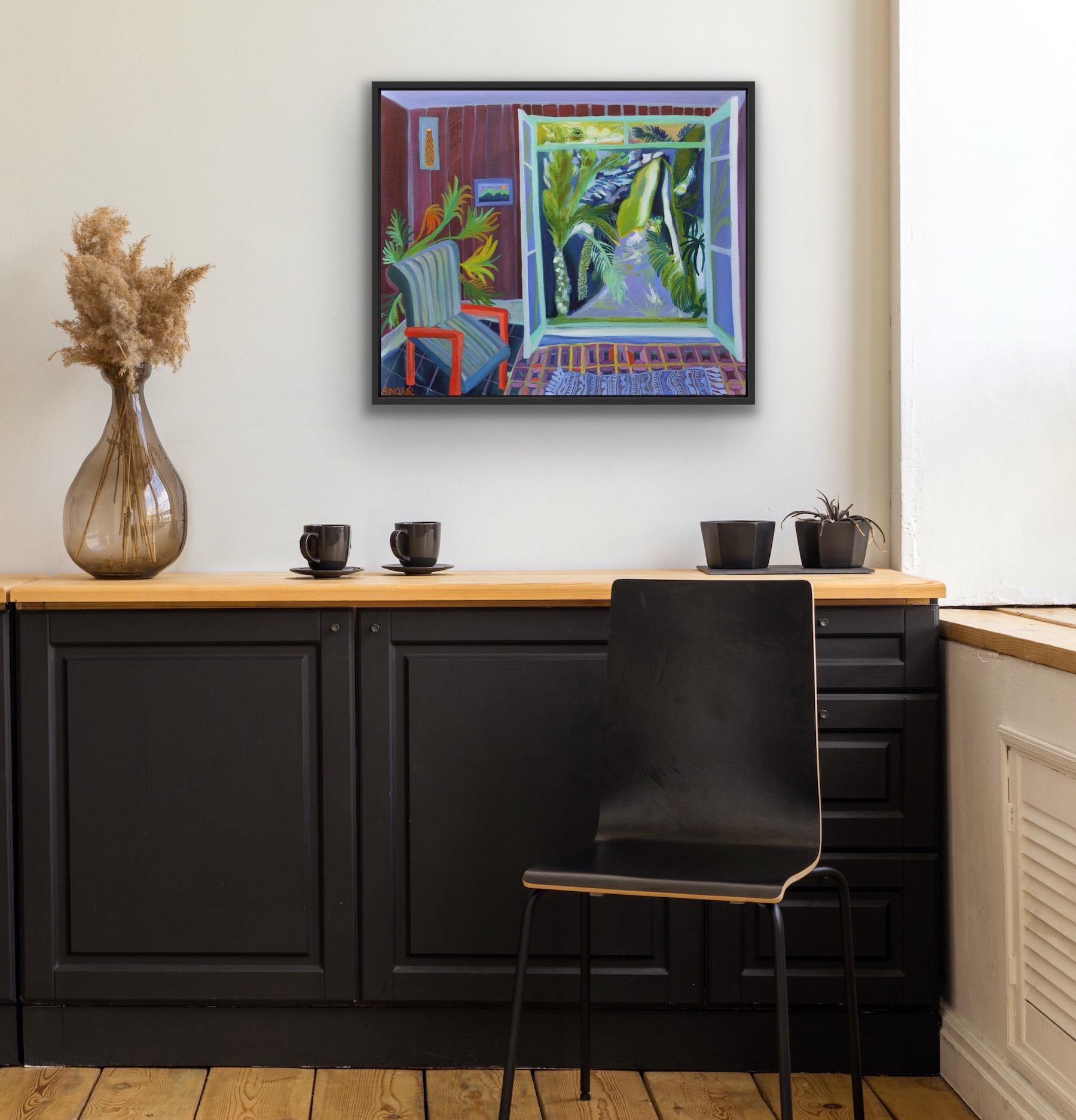 „Home at the Botanics“, Gemälde von Lorna Sinclair, 2022 7