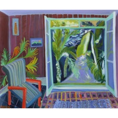Home at the Botanics Painting by Lorna Sinclair, 2022