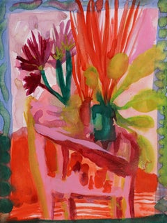 Lorna Sinclair, The Art Shelf, Bright Contemporary Art, Floral Painting