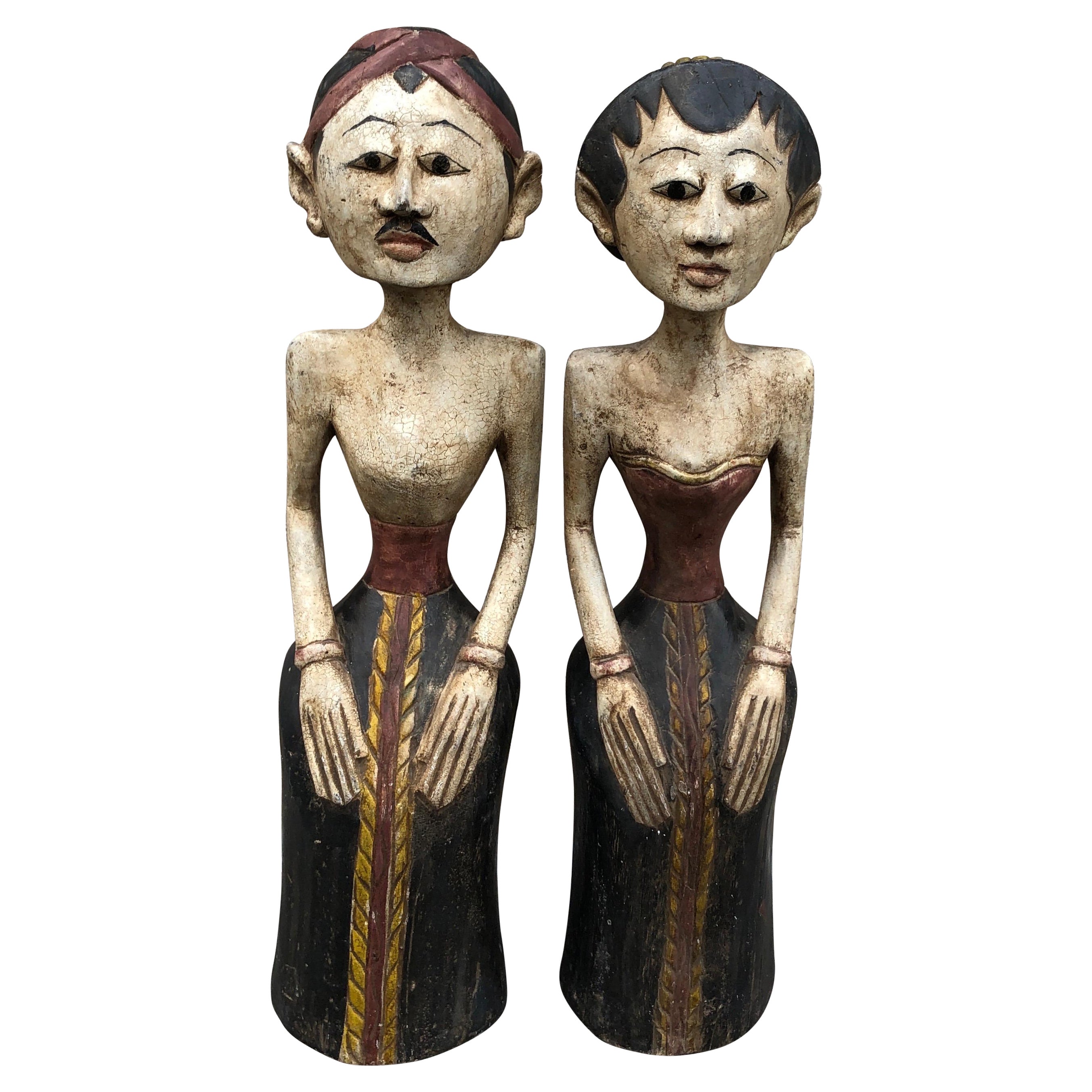 Loro Blonyo, Inseparable Couple Figures, Java, Indonesia