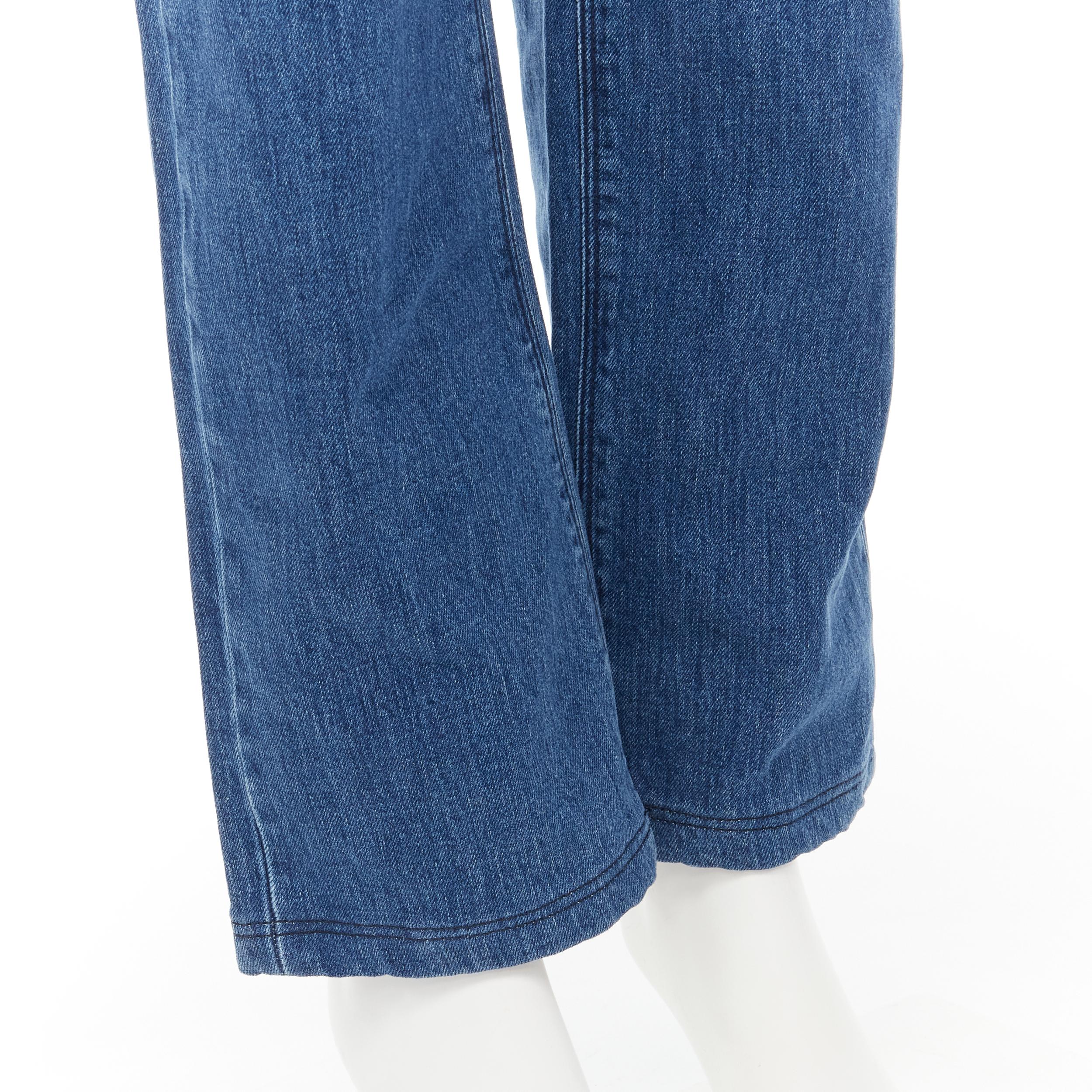 Women's or Men's LORO PIANA 5 Tasche Slim blue washed soft denim jeans 33