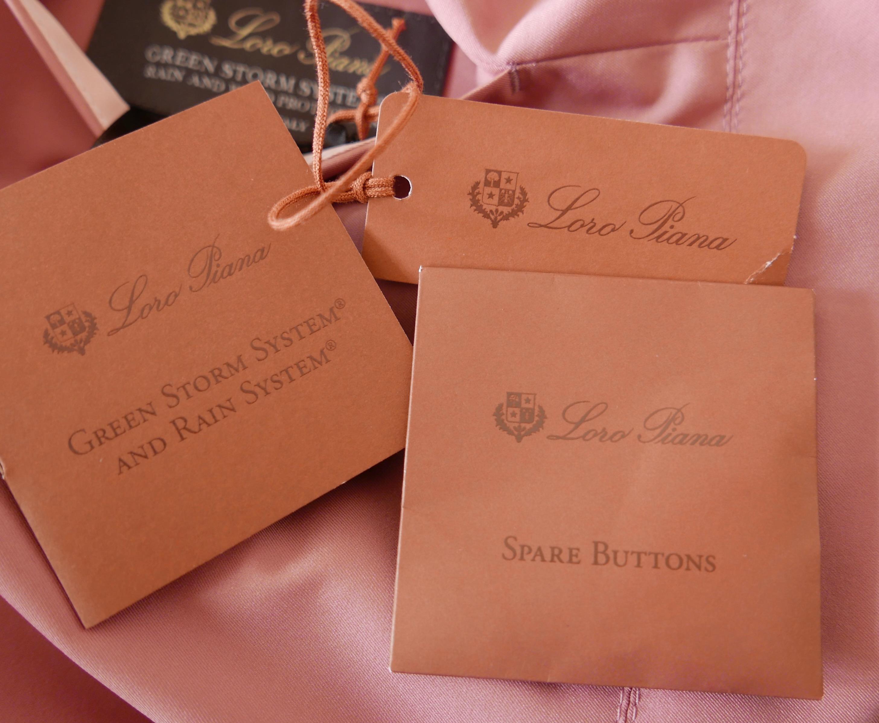 Loro Piana Ashton Reversible Anorak Jacket Antique Pink/Light Rose For Sale 7