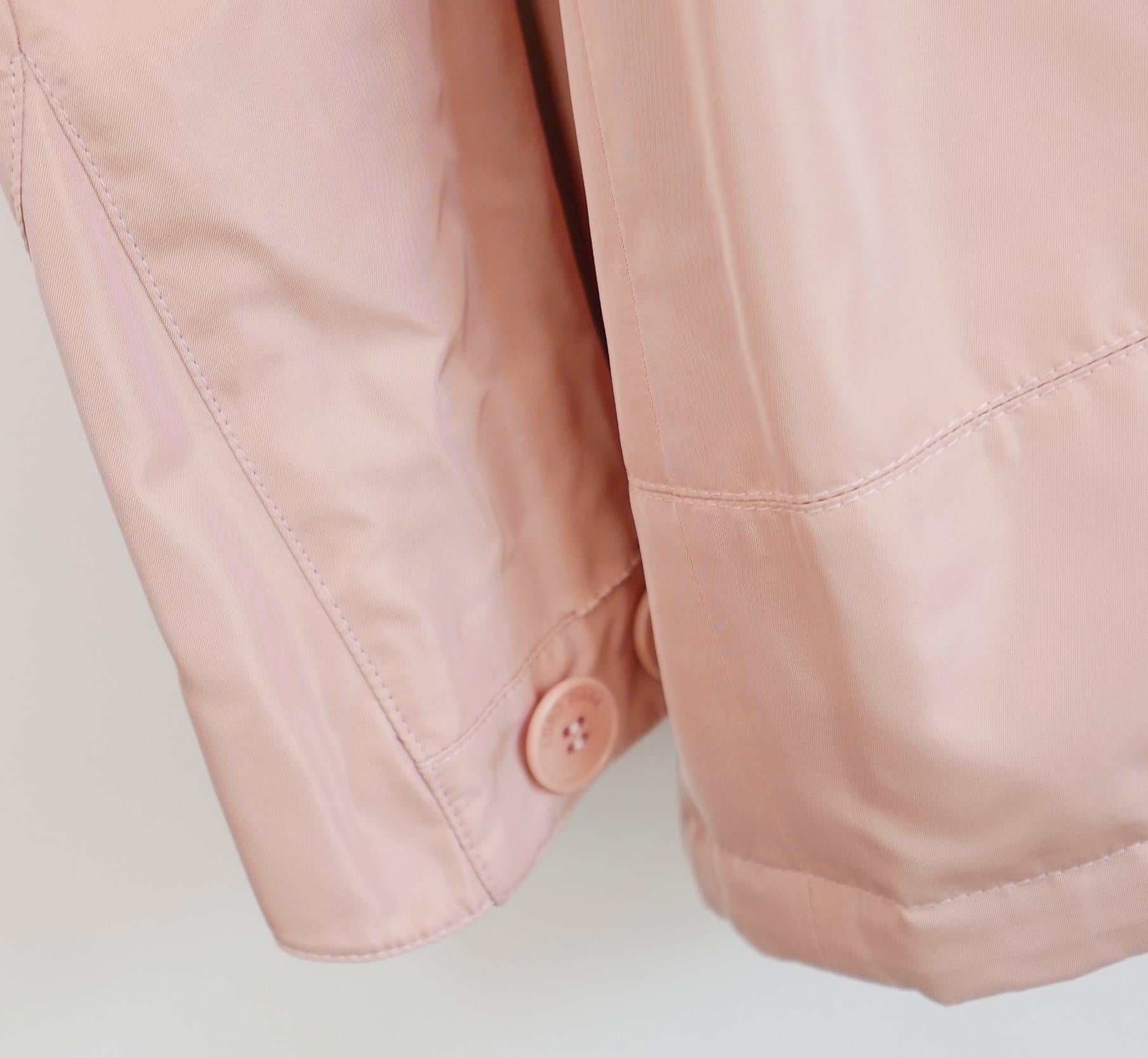 Loro Piana Ashton Reversible Anorak Jacket Antique Pink/Light Rose For Sale 2