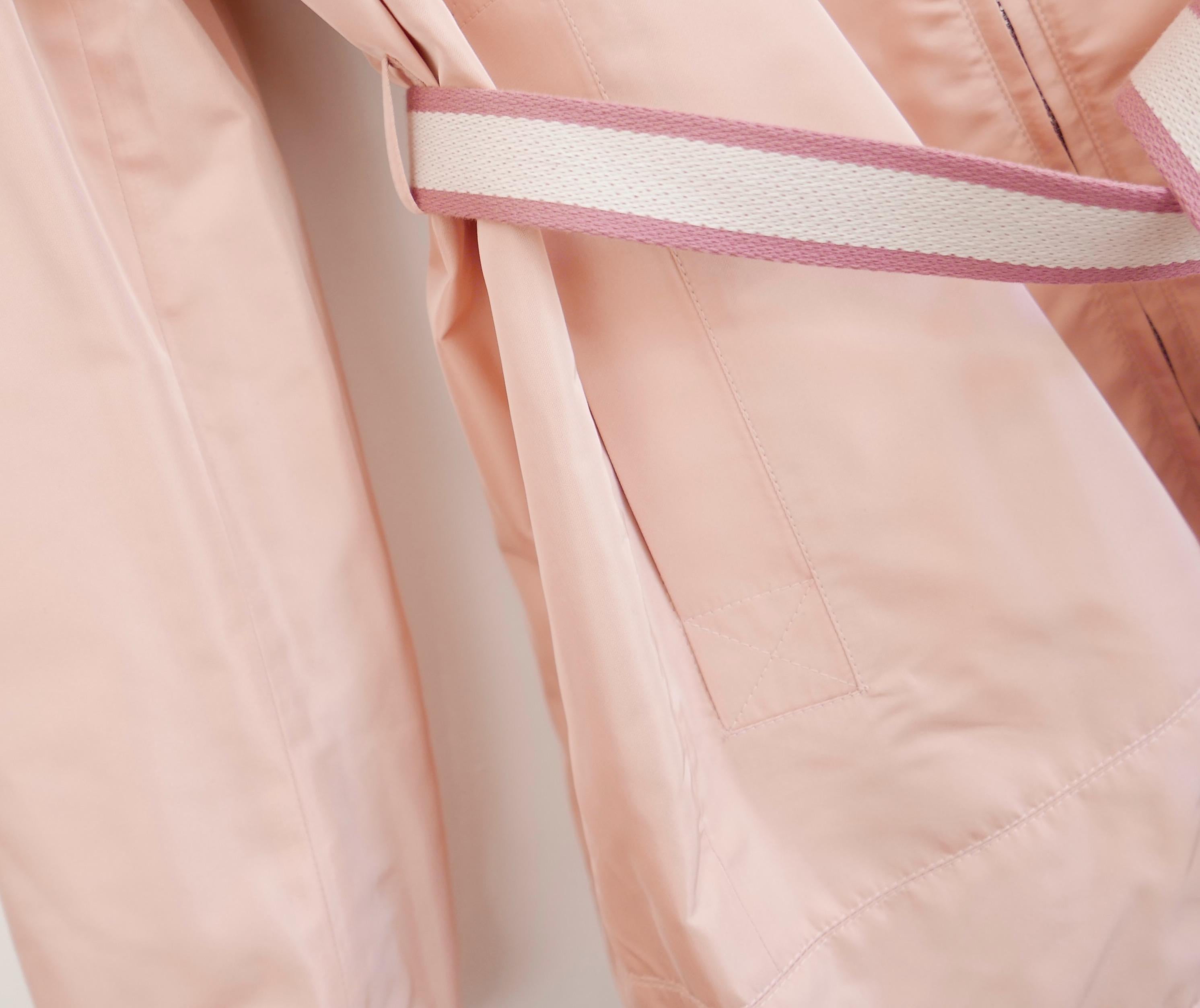 Loro Piana Ashton Reversible Anorak Jacket Antique Pink/Light Rose For Sale 5