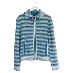 Loro Piana Beau Knit Cornel Bomber Jacket