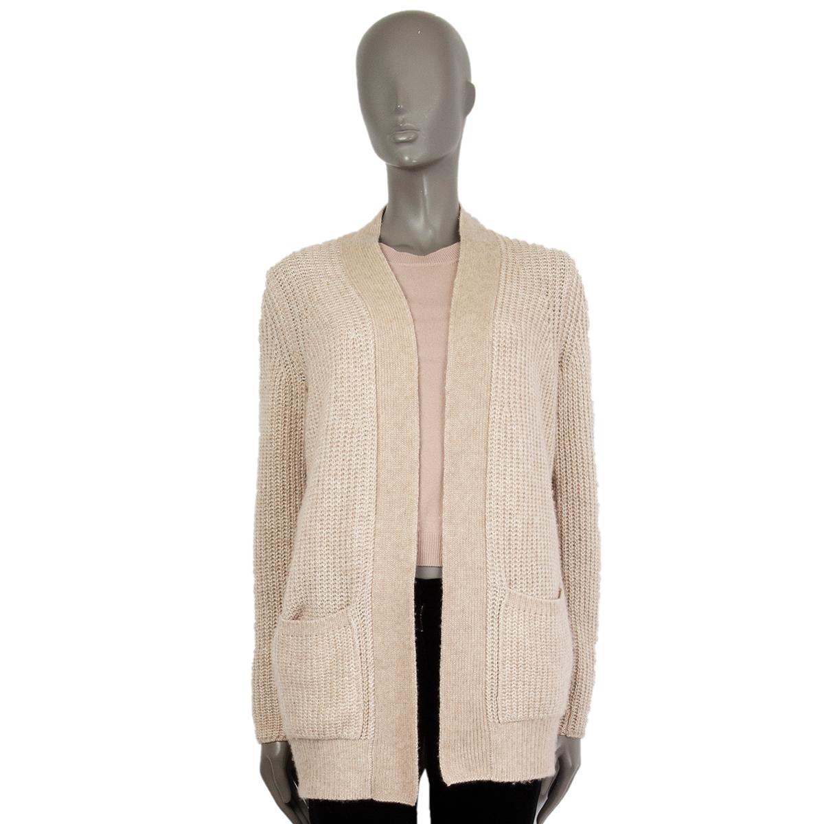 strickjacke kaschmir beige