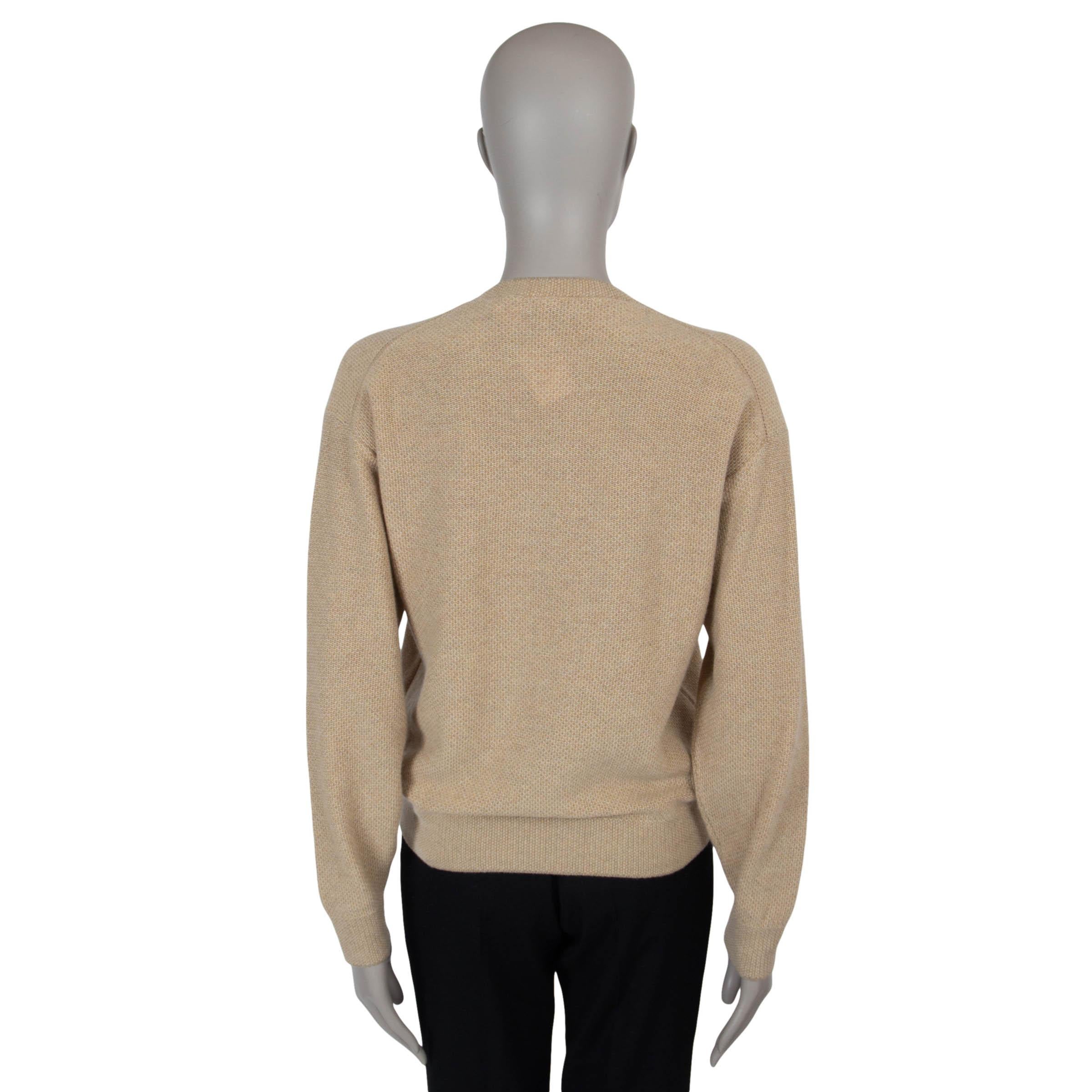 Beige LORO PIANA beige cashmere2023 Crewneck Sweater 38 XS For Sale