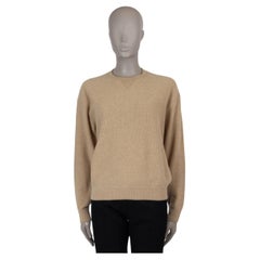 LORO PIANA beige cashmere2023 Crewneck Sweater 38 XS