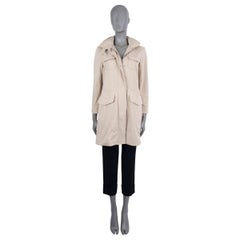 LORO PIANA beige nylon WINDEMATE TRAVELLER Jacket 40 S
